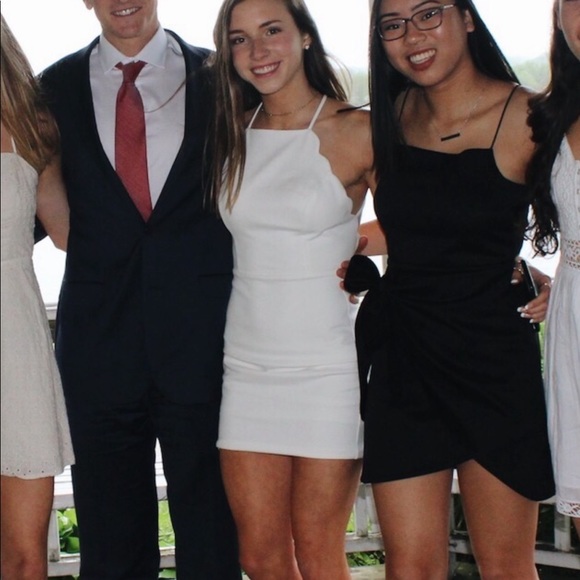 Lulus open back white bodycon dress - Picture 1 of 2